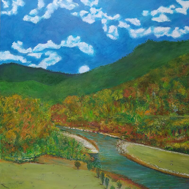 La speranza nelle nuvole - a Paintings by Gisella Farinini